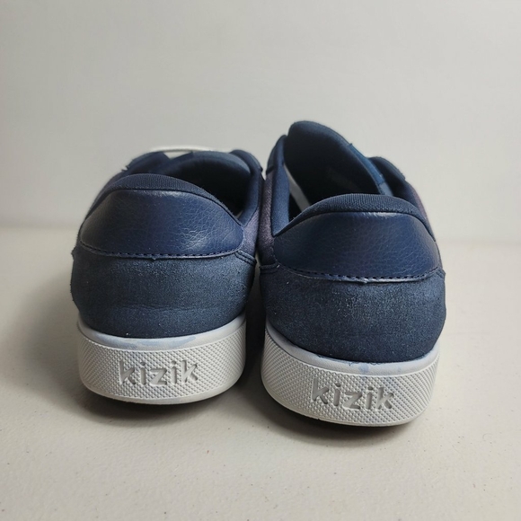 Kizik Prague Women's Size 6.5 Hands Free Slip On Blue White Sneakers Shoes - Picture 4 of 8